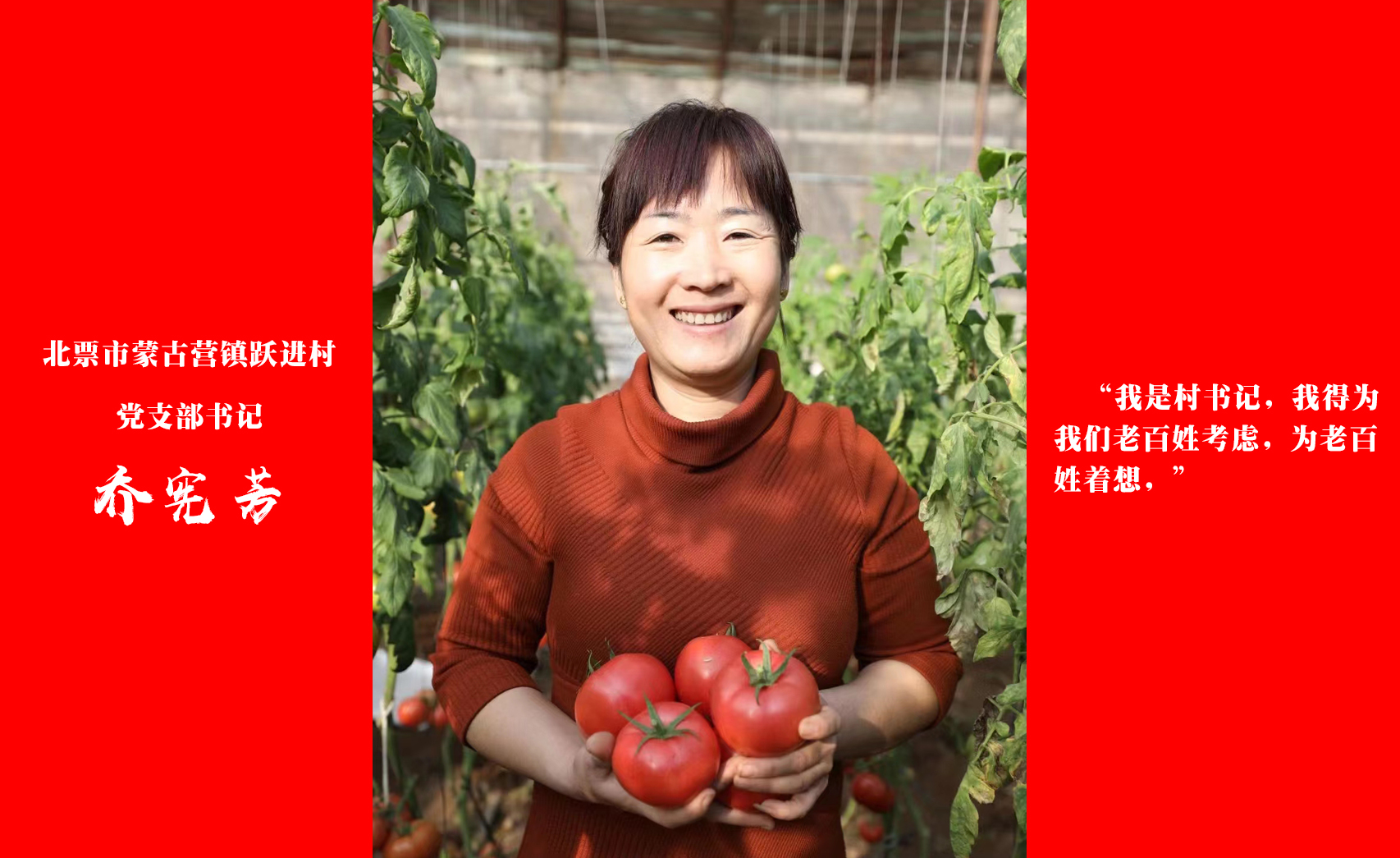 村支书乔宪芳：十万和上百万的抉择 为待售蔬菜打开销路