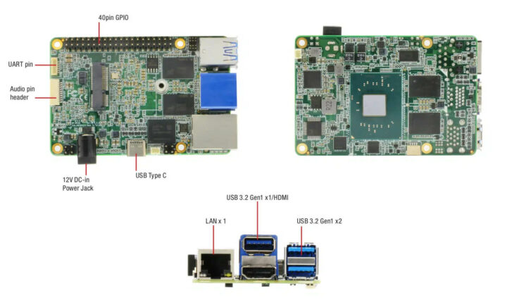 与树莓派相似的UP 4000 SBC，配备了英特尔Apollo Lake 处理器