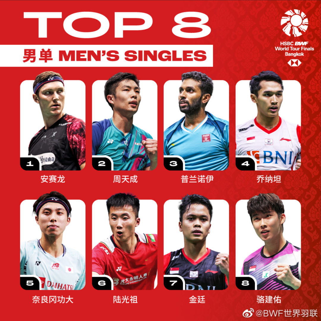 先锋乒羽决赛名单（年终总决赛八强名单公布！陆光祖男单唯一独苗，混双黄鸭雅思出战）-趣拿体育