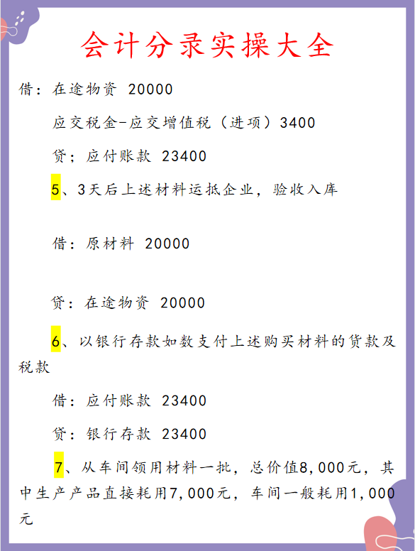 分配工资会计分录(会计分录原来这么简单) 