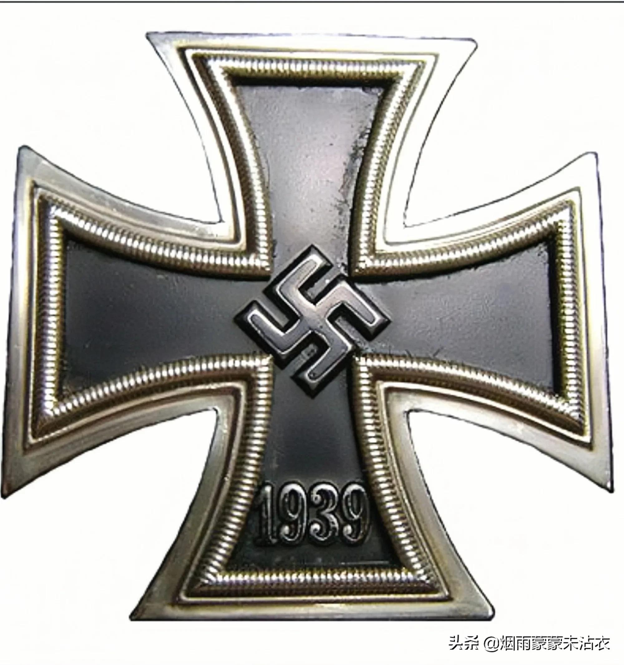 图文详解二战德国铁十字勋章的等级,佩戴方式及相关勋章