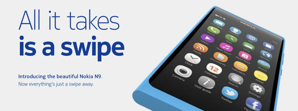 昙花一现的孤勇者-诺基亚n9