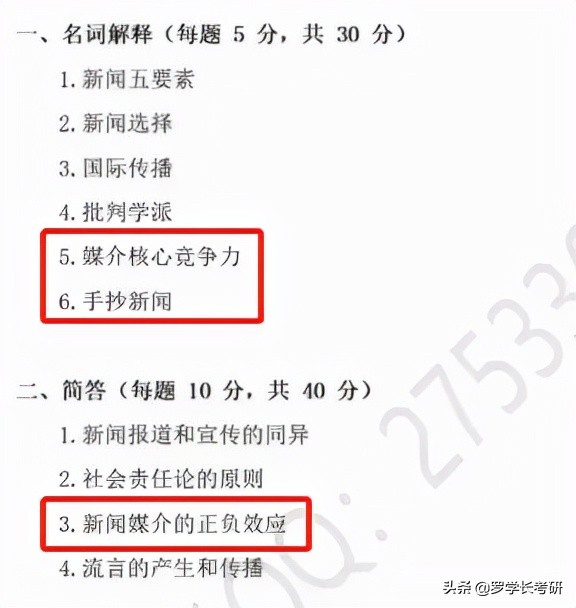 「湖师大新传」近五年，湖南师范大学新传学硕考察规律分析