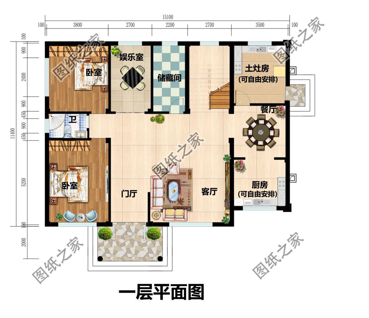 5款带罗马柱的农村别墅，与生俱来的厚重感，非常适合农村自建