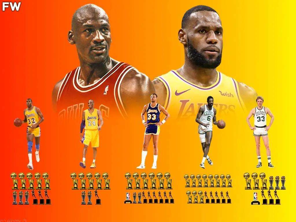 nba七十五大巨星(NBA历史75大球星完整排名：詹姆斯第2，杜兰特13，库里15)
