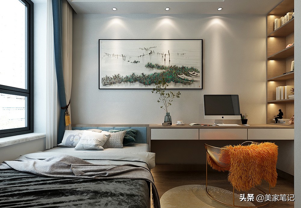 凭什么让90后喜欢上中式装修，看完她家搭配了高级灰，才知太美了