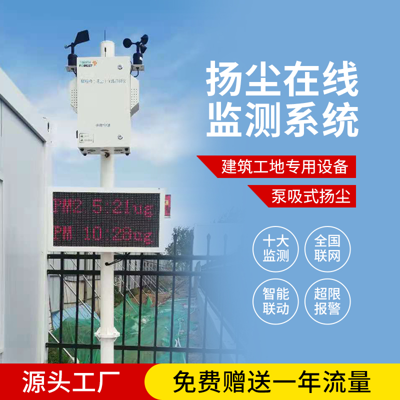 在線監測揚塵提升城市“氣質”