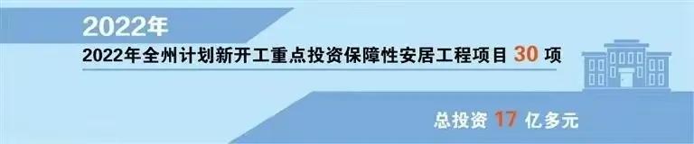 筑牢百姓安居梦——2022年全州计划新开工重点投资项目之保障性安居工程篇