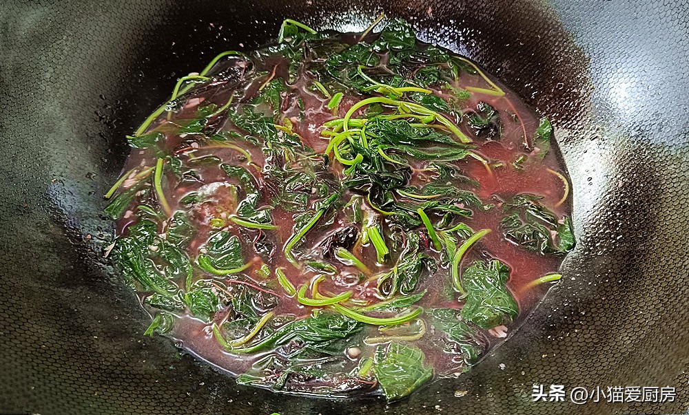 图片[9]-【水煮苋菜】做法步骤图 小时候最喜欢用它做的汤泡饭吃 特别-起舞食谱网
