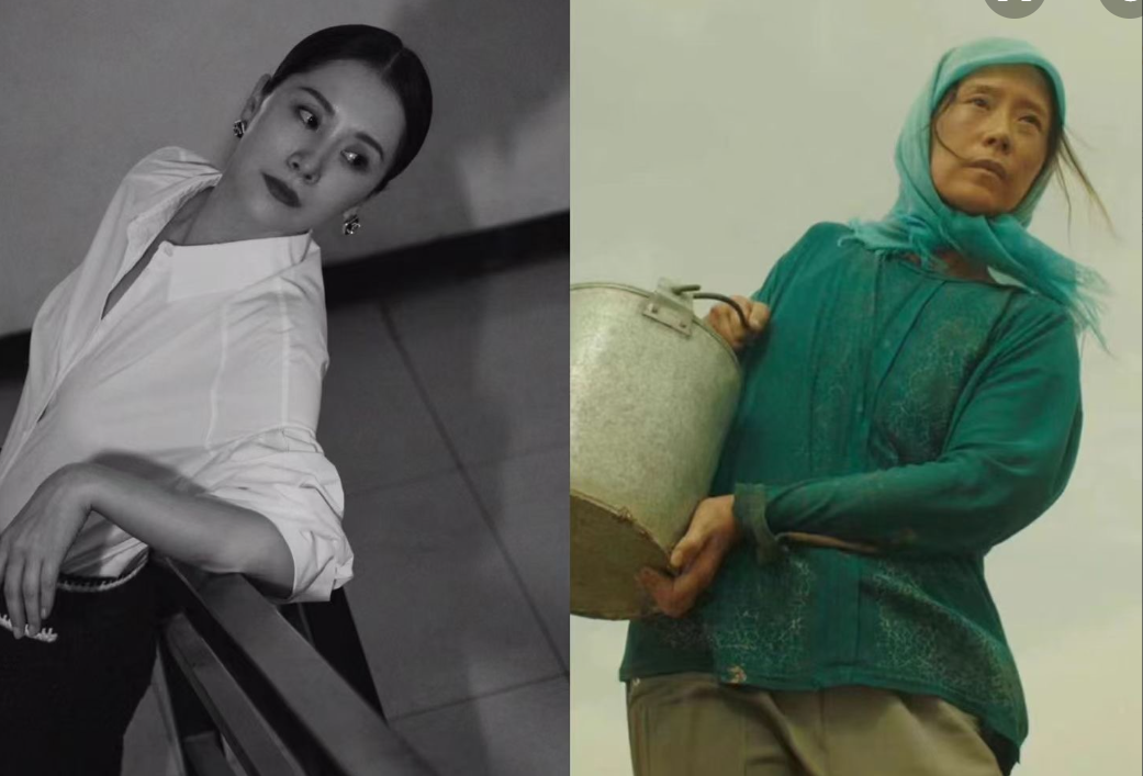 海清演农妇太敬业，在脸上狂撒泥土认不出，亲自动手把衣服做旧