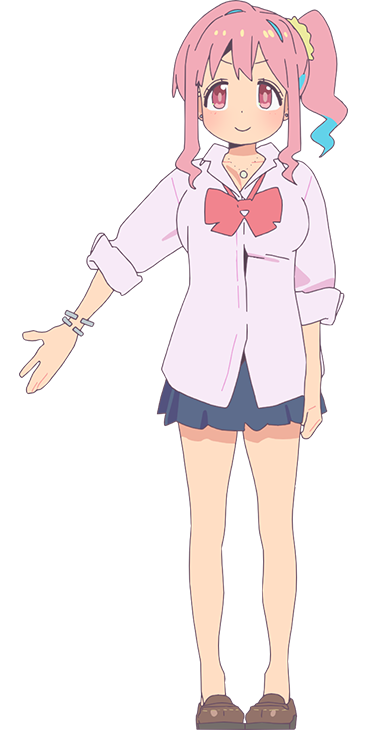 优木加奈(《黑色四叶草》中的诺艾尔)饰演樱花朝日.穗月枫的同学.