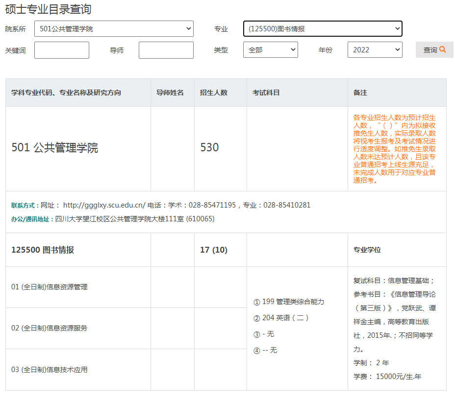 2023考研丨图书情报硕士四川热门报考学校有哪些？