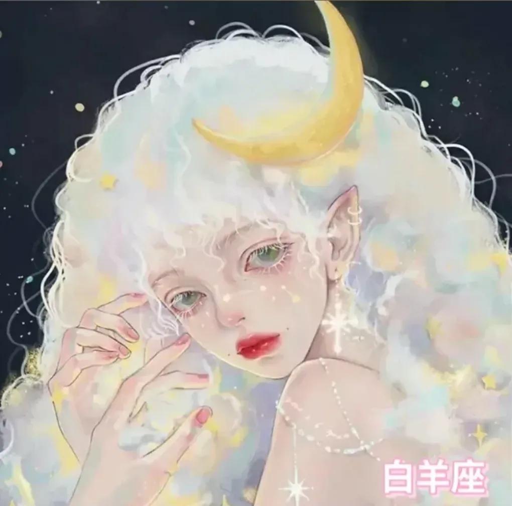 十二星座頭像/12星座女生漫畫頭像