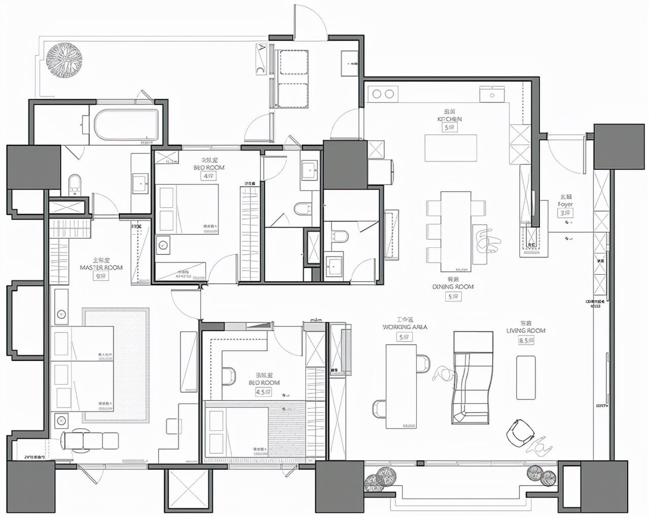 进门第一眼就沦陷，同样是“原木风”，凭什么他家就这么好看