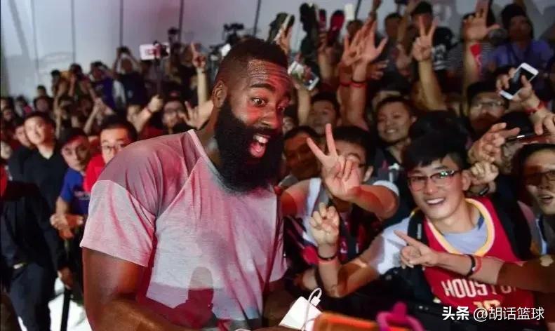 喜欢nba的中国女明星有哪些（致敬哈登-最爱中国球迷的NBA巨星！）