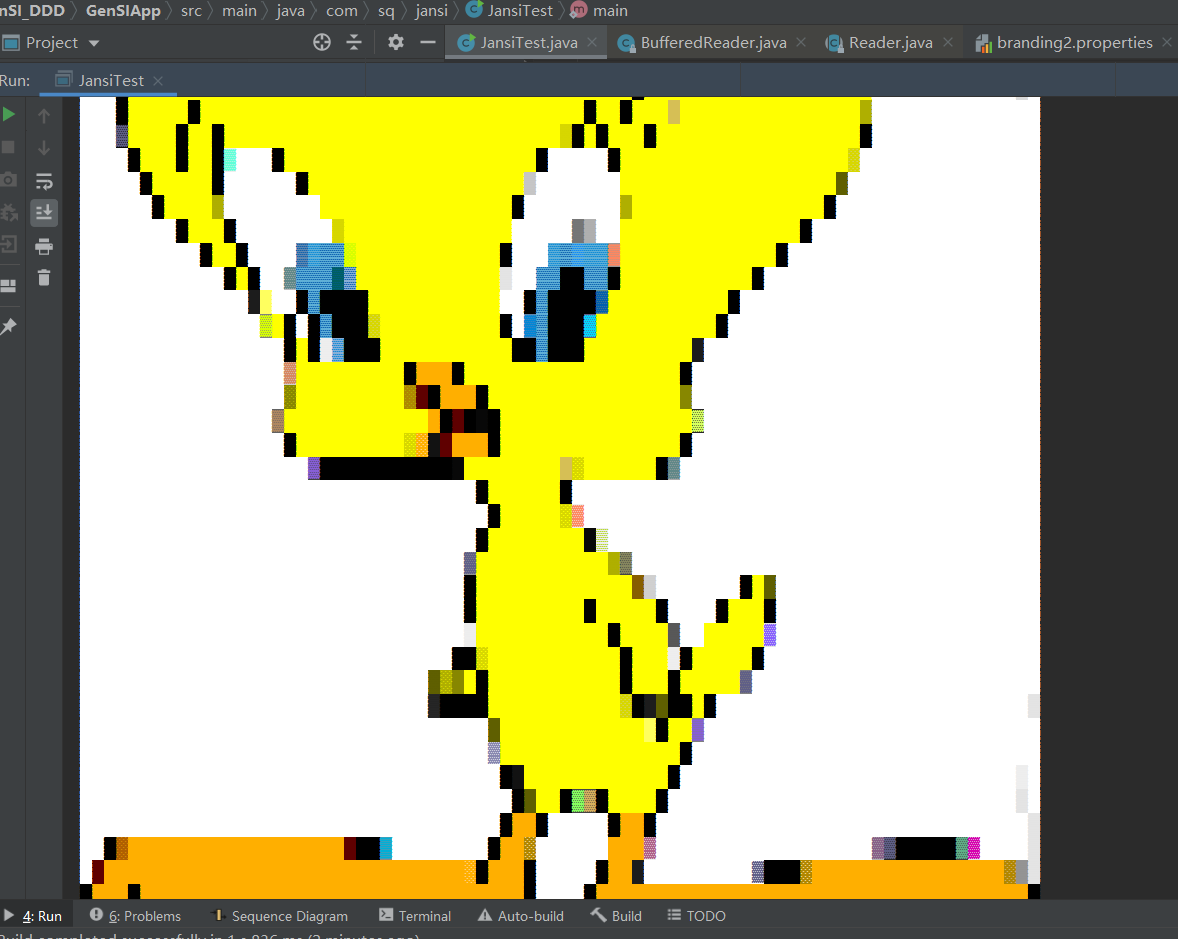 （装）Java控制台打印多彩图案