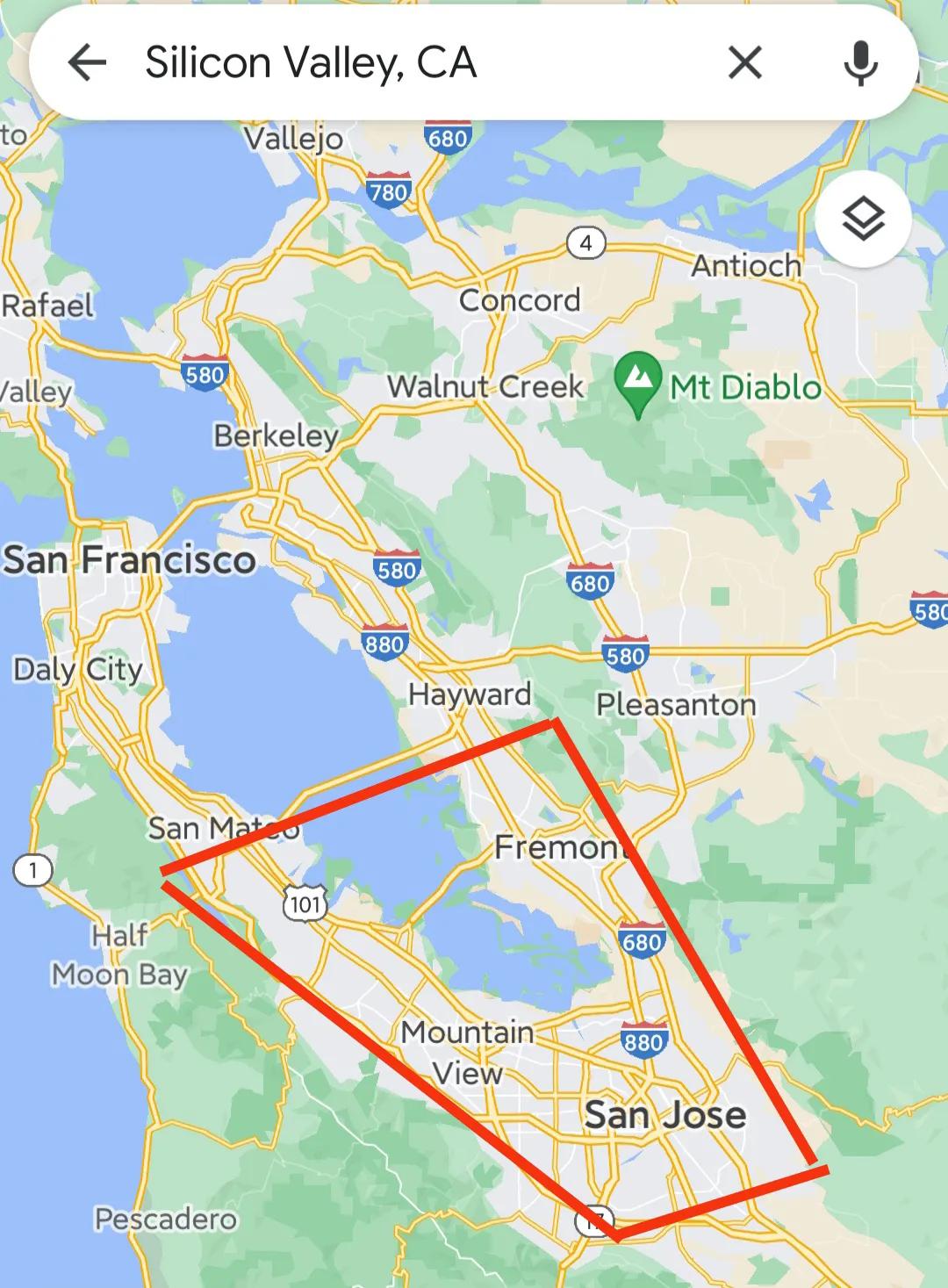 天天把硅谷挂在嘴边，但是你确定自己知道硅谷是哪里吗？