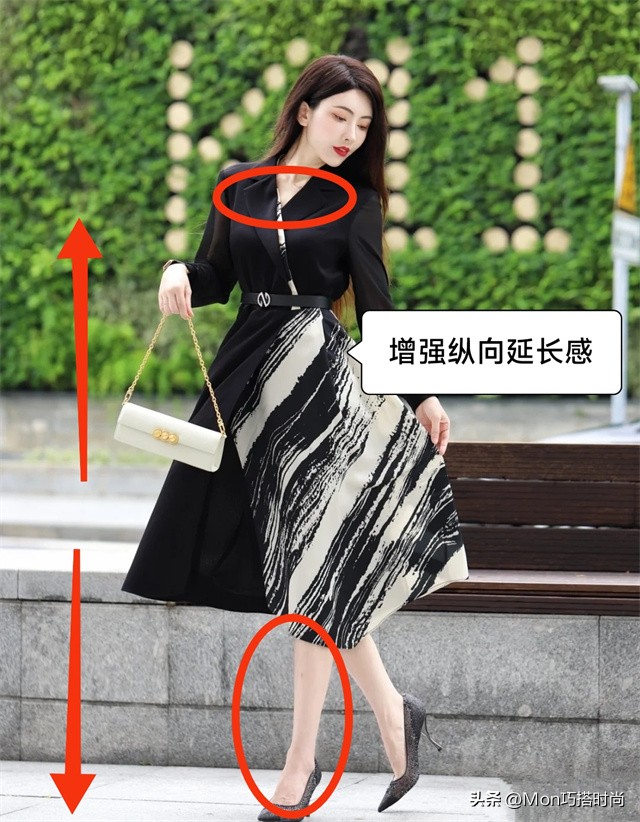 女人不管什么身材，穿裙子一定要在这三处“留白”，既优雅又显瘦