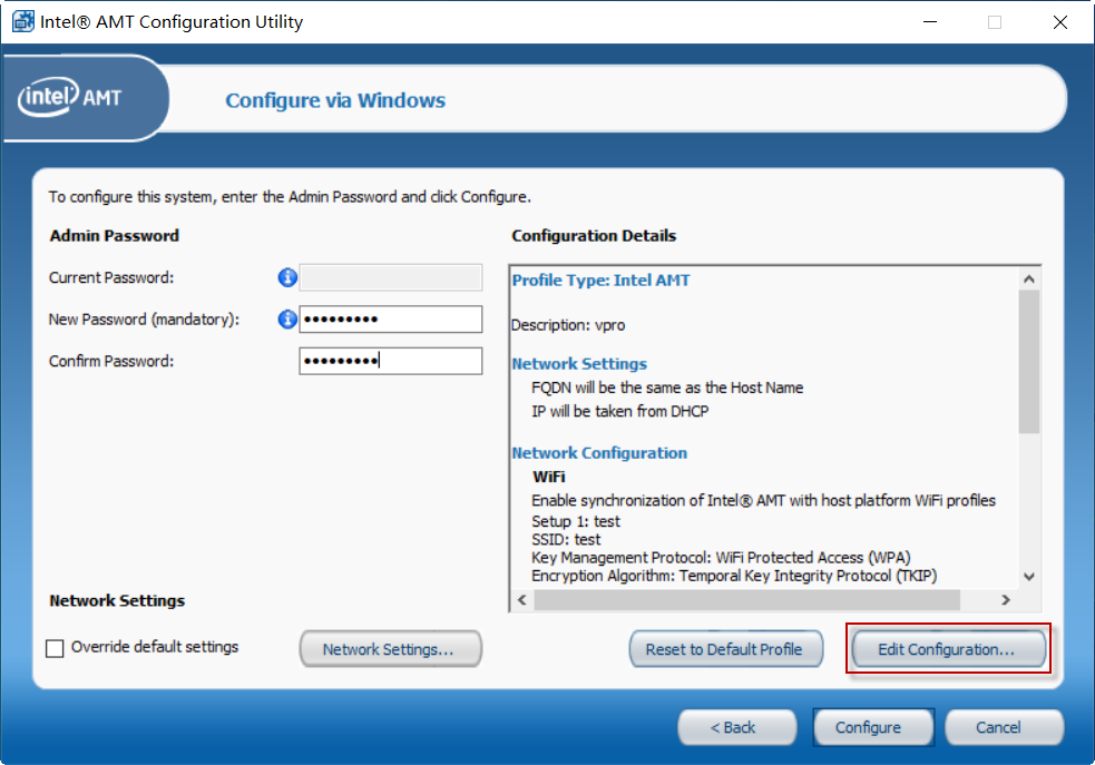 Intel 主动管理技术 (Intel AMT) 无线网卡设置指南