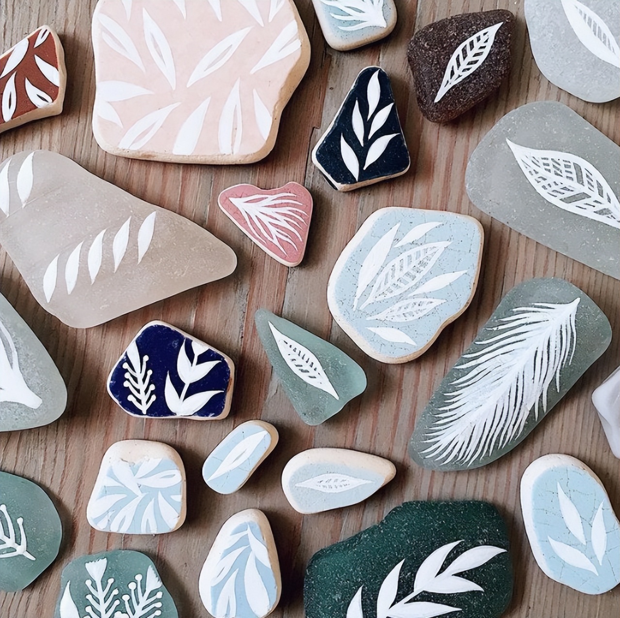 简单又有创意(小清新风格的石头画,简单又有创意,一看就会)