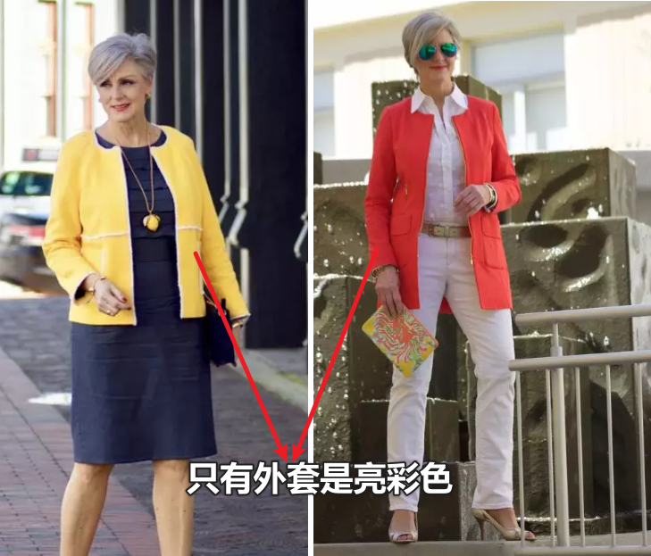 衣品好的女人不怕老，瞧这位身材微胖的白发奶奶，气质远超同龄人