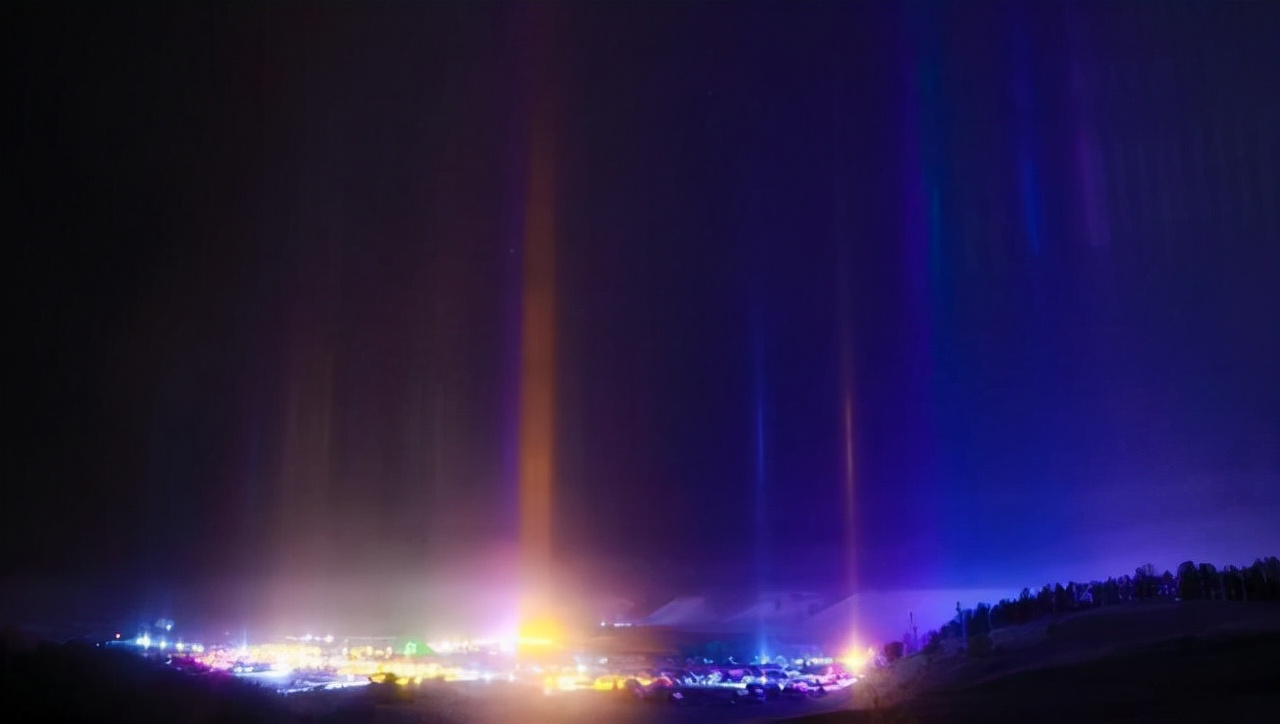 哈尔滨出现“寒夜光柱”奇观，形成条件很苛刻，然而却能制造出来
