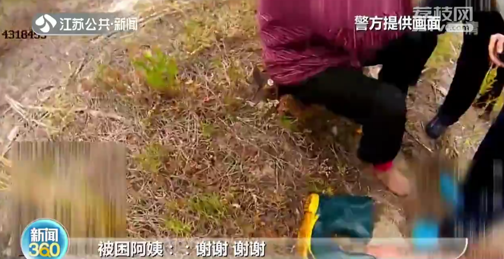 南京六合：三阿姨组团摘粽叶被困江中 民警下水紧急救援