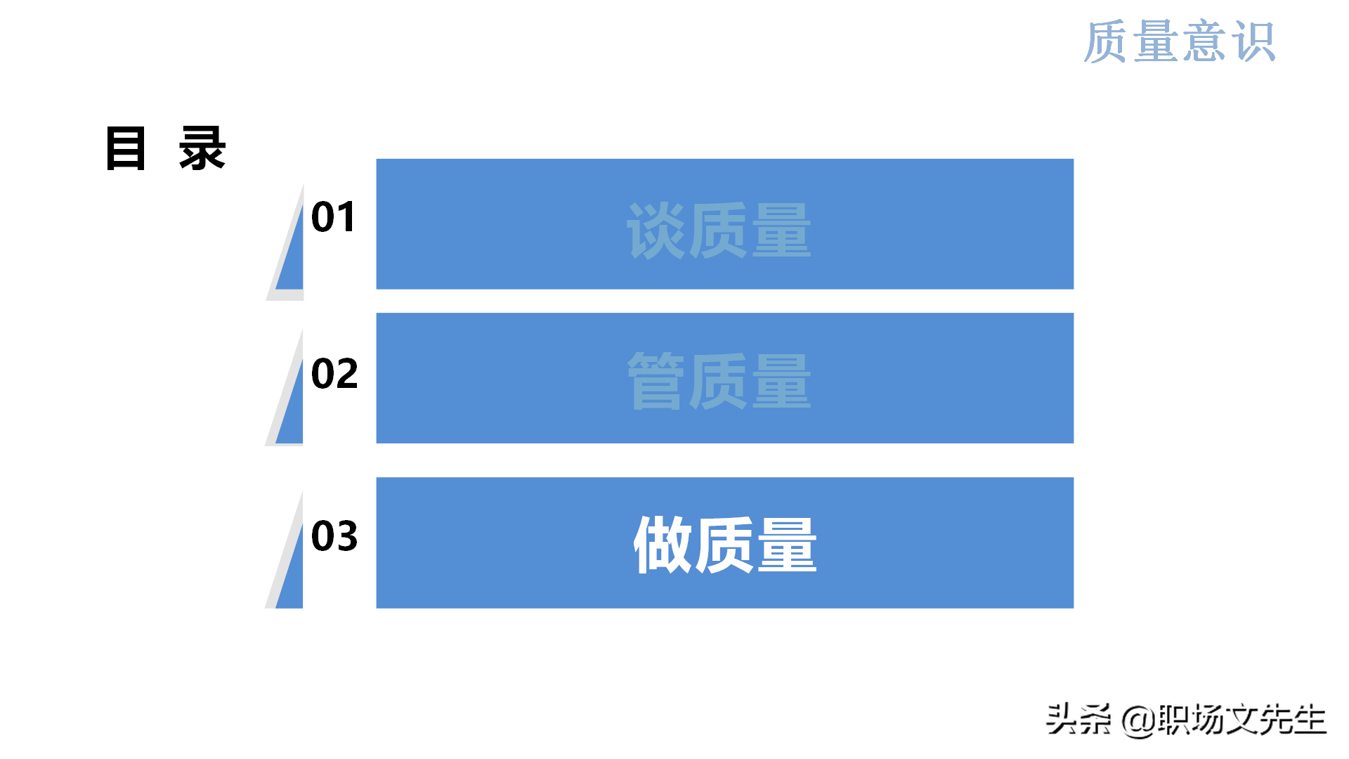 质量系统战略实现路径：44页新鲜的质量意识培训，质量意识总结