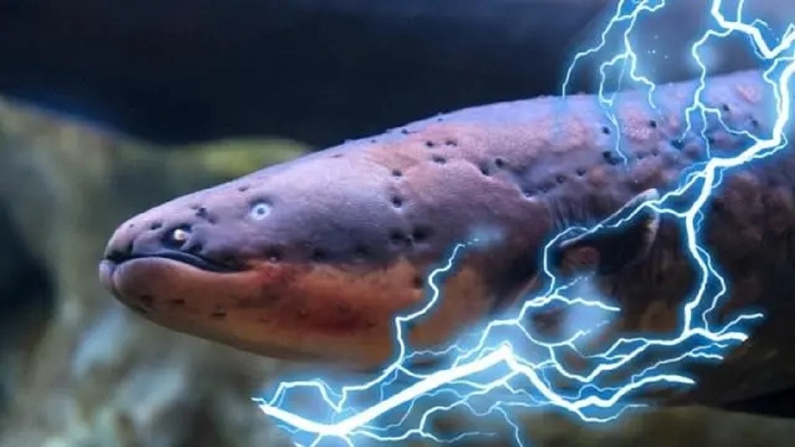 电鳗鱼图片(被誉为水中高压线的电鳗,一言不合,就敢把自己电成烤鱼)
