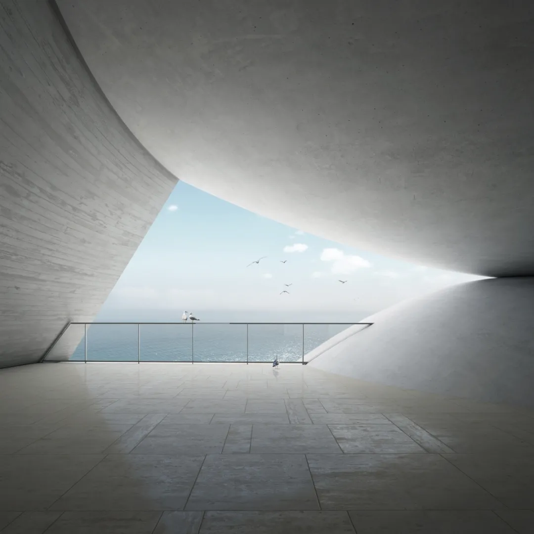 OPEN在建项目:烟台海边的时光塔