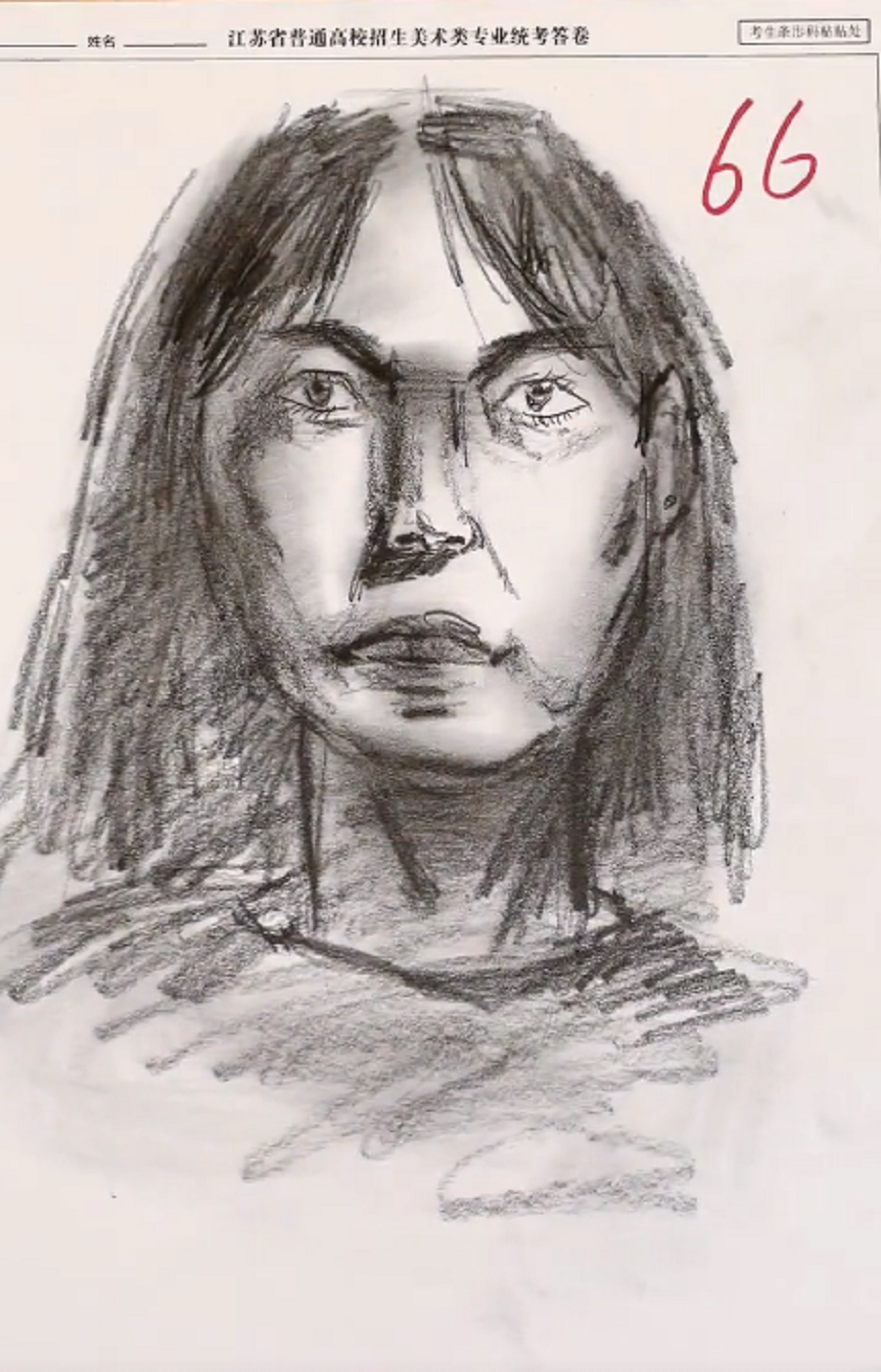 江苏美术统考，考生们有些敷衍，低分试卷曝光，灵魂画手作品走红