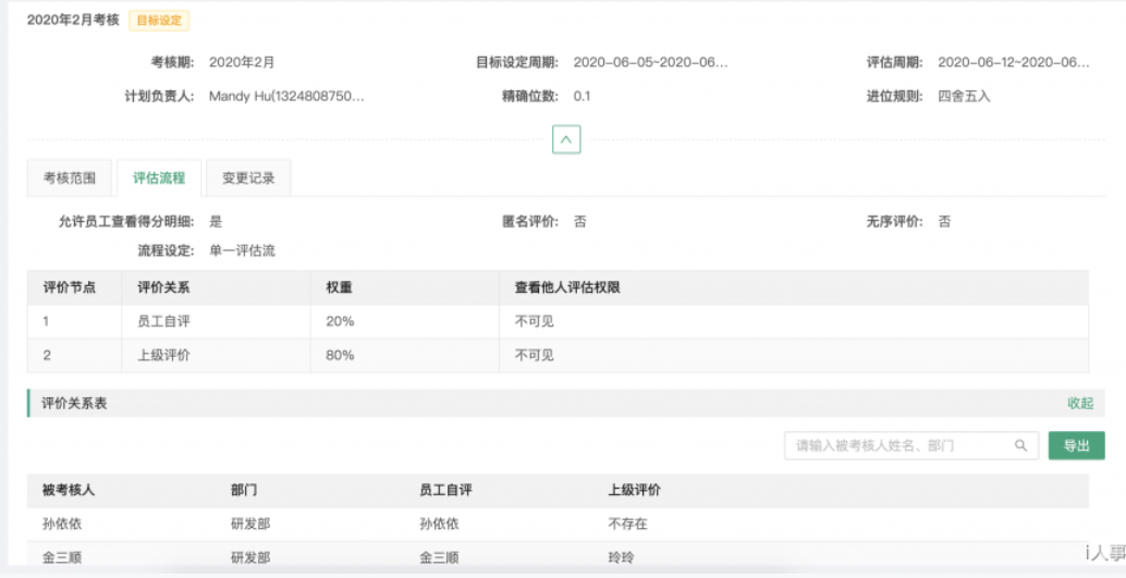 有釘釘績(jī)效考核系統(tǒng)嗎？試試 i人事釘釘版考核員工