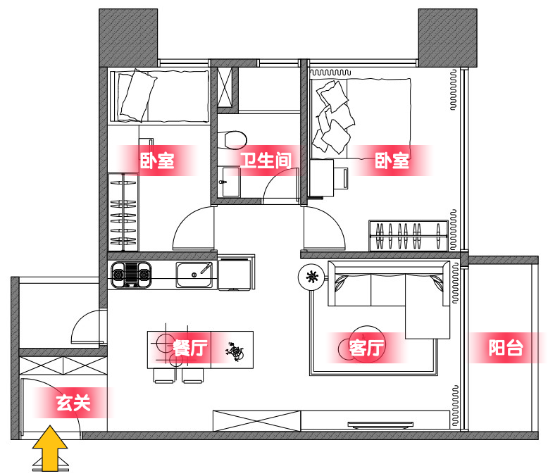 走进一户75㎡的家，装修不豪华却很有气质，小户型里的“教科书”