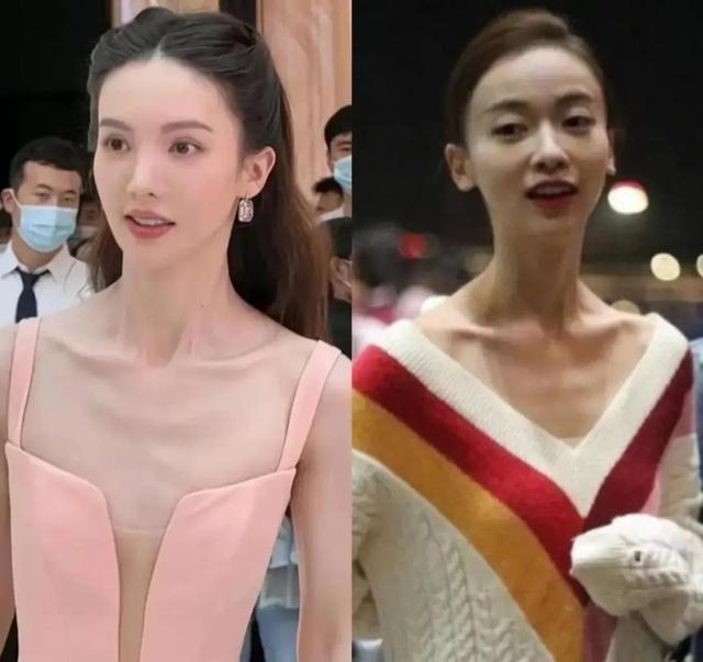 43岁董洁对比43岁宋佳,骨感美和肉感美的差距一目了然