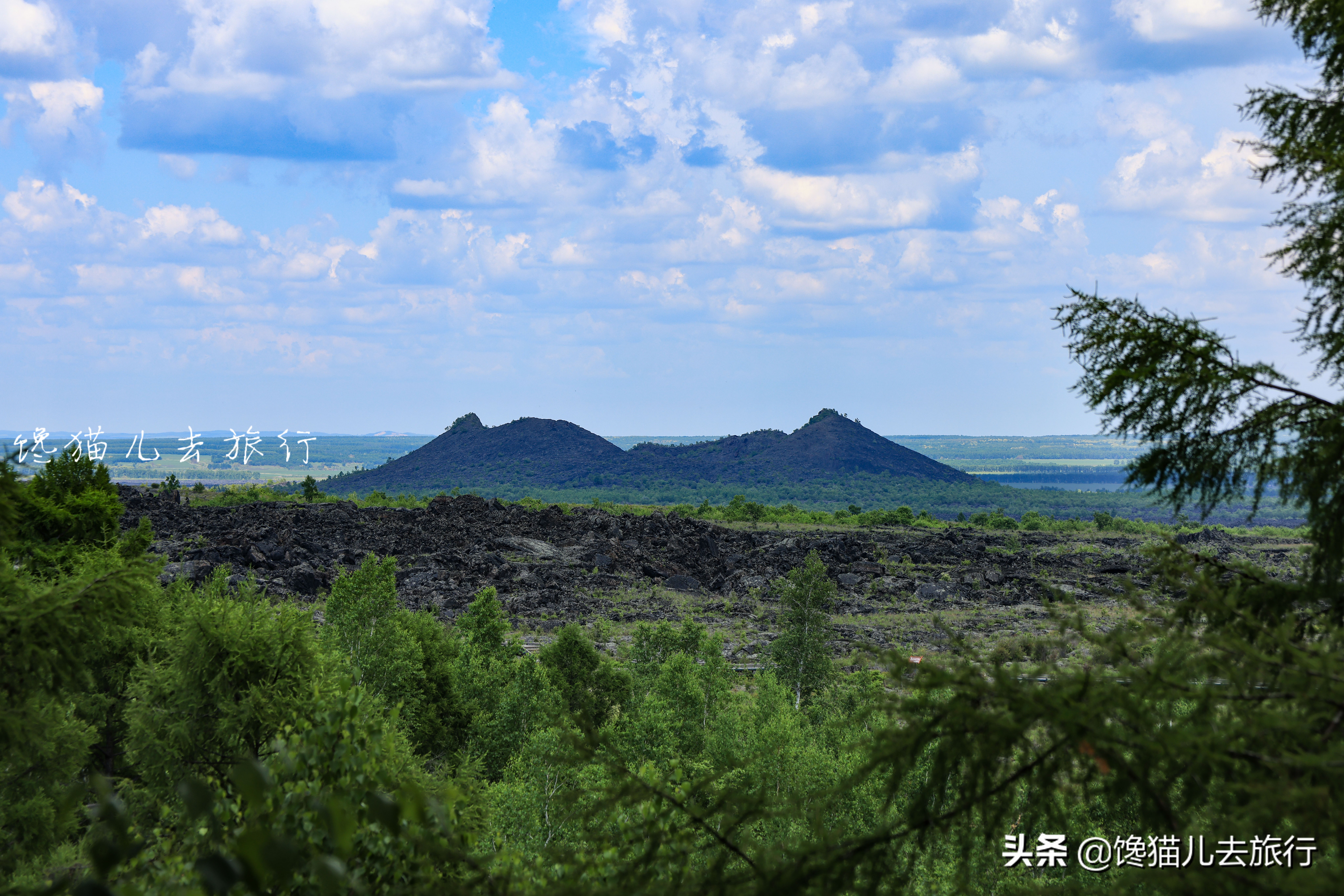黑龙江五大连池景点类型丰富,火山口,天池,能治病的矿泉水都有