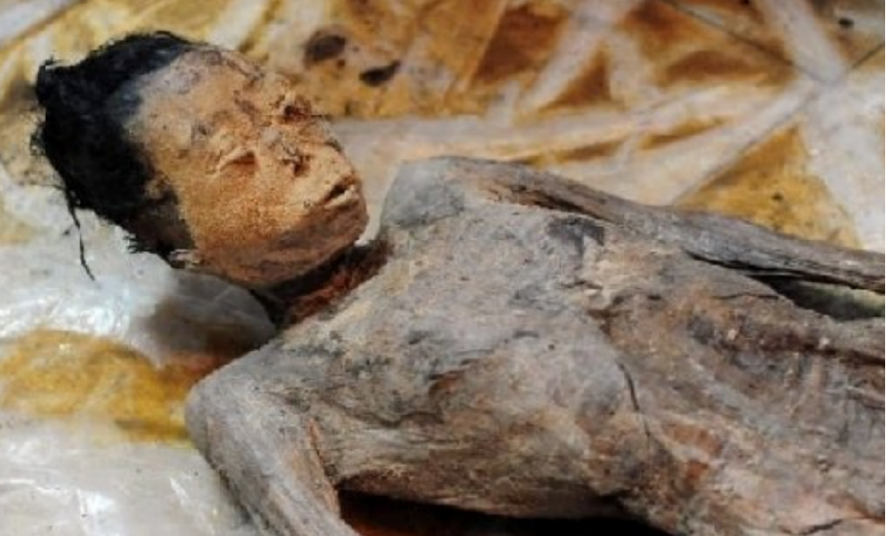 2011年,江苏挖出一不腐女尸,头发五官清晰可见,手戴发光绿宝石