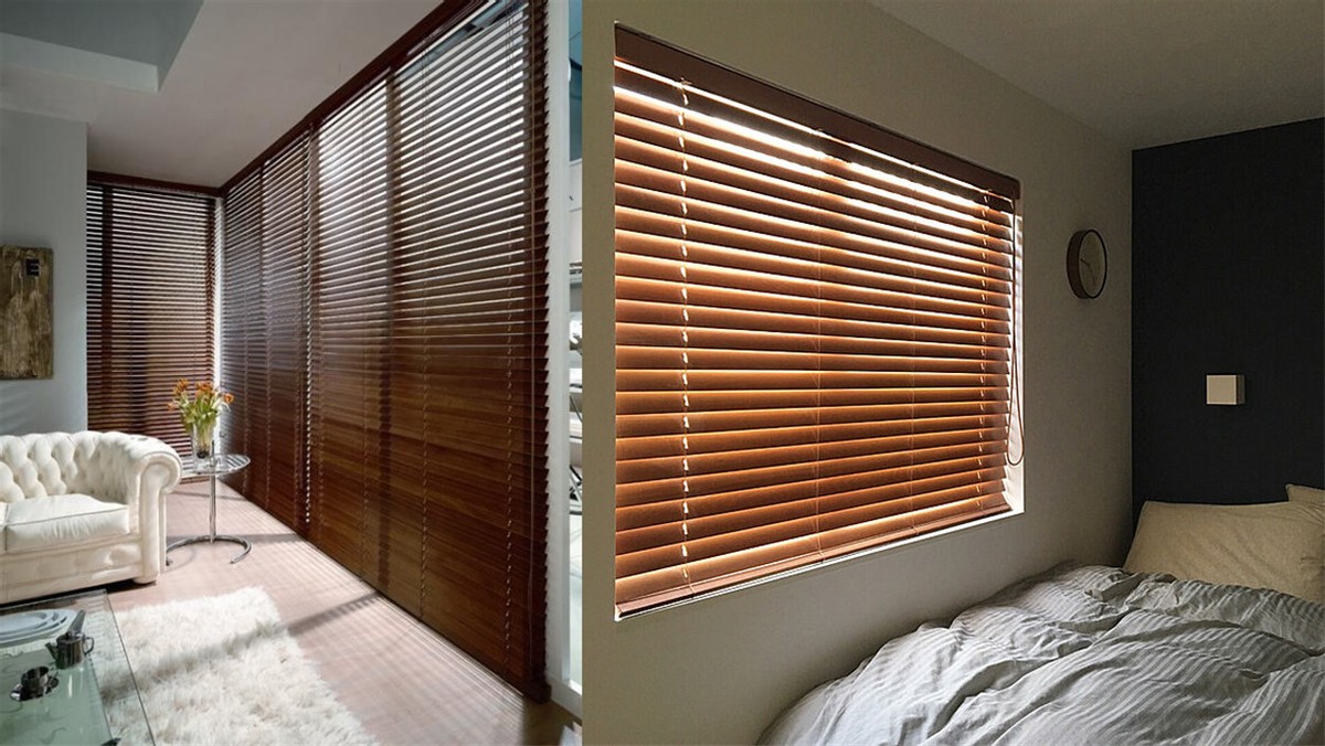 试着给家里窗户装上木百叶窗帘,入住一段时间,家里没啥灰尘