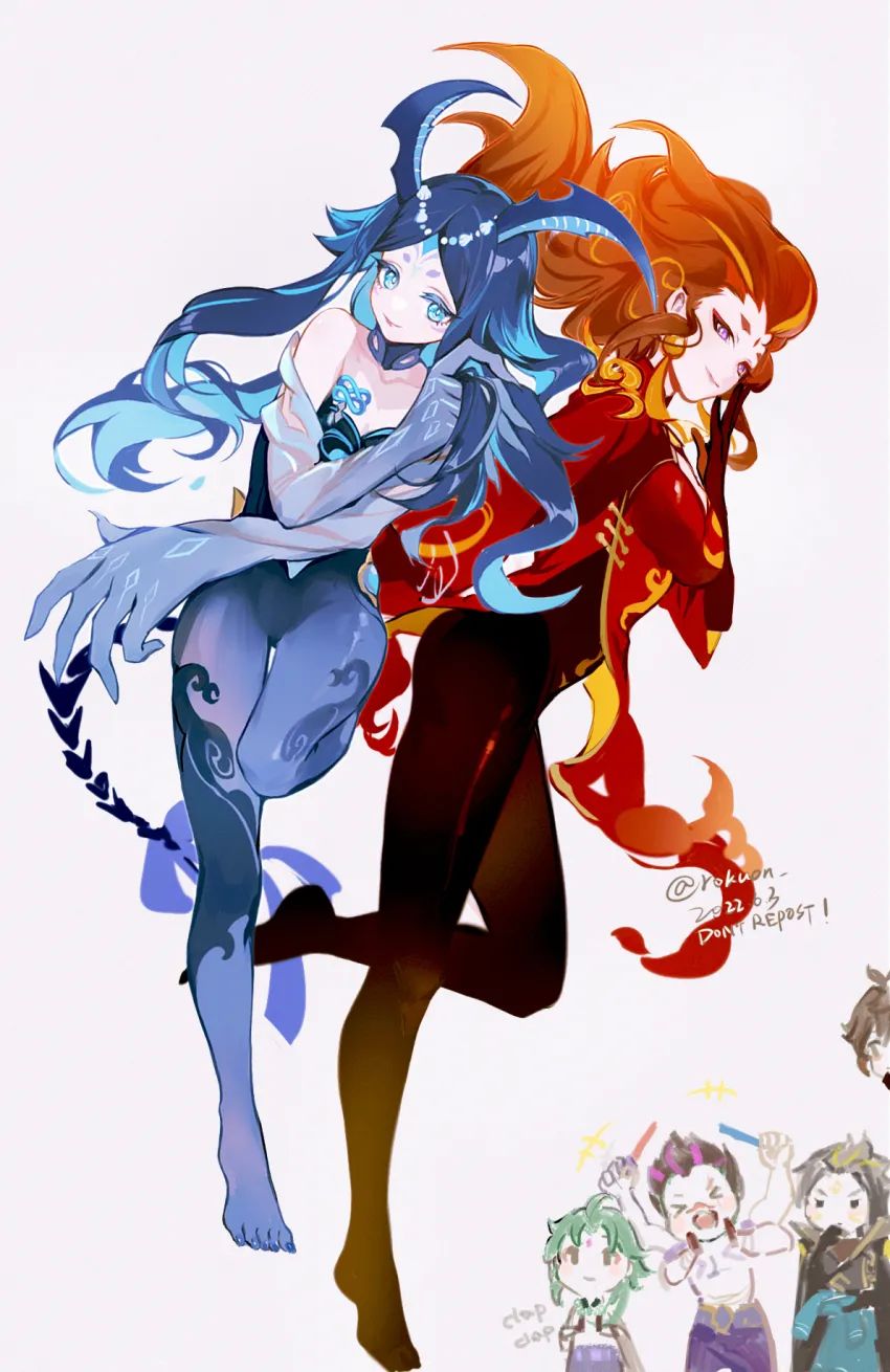 原神 水夜叉太受欢迎 刚出来就有同人图了 王者屋