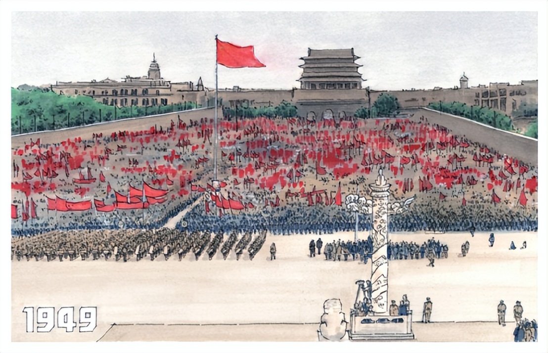 2021奥运会冠军怎么画（手绘建党百年 - 千秋伟业 风华正茂）