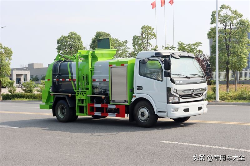 电动餐厨垃圾车5方东风电动餐厨垃圾车