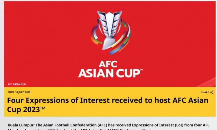 2023亚洲杯无人接办？亚足联内心狂喜，理想中的举办国被正式官宣