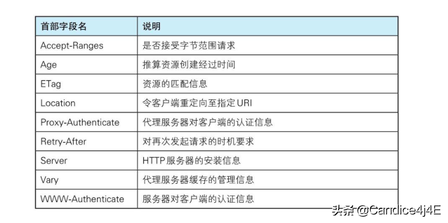 你必須知道的常用的報文首部字段