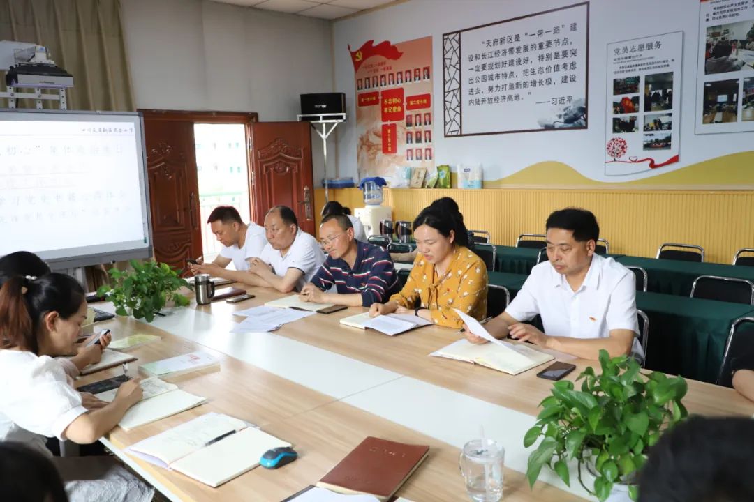 四川天府新区煎茶小学党支部开展党史学习教育主题党日活动
