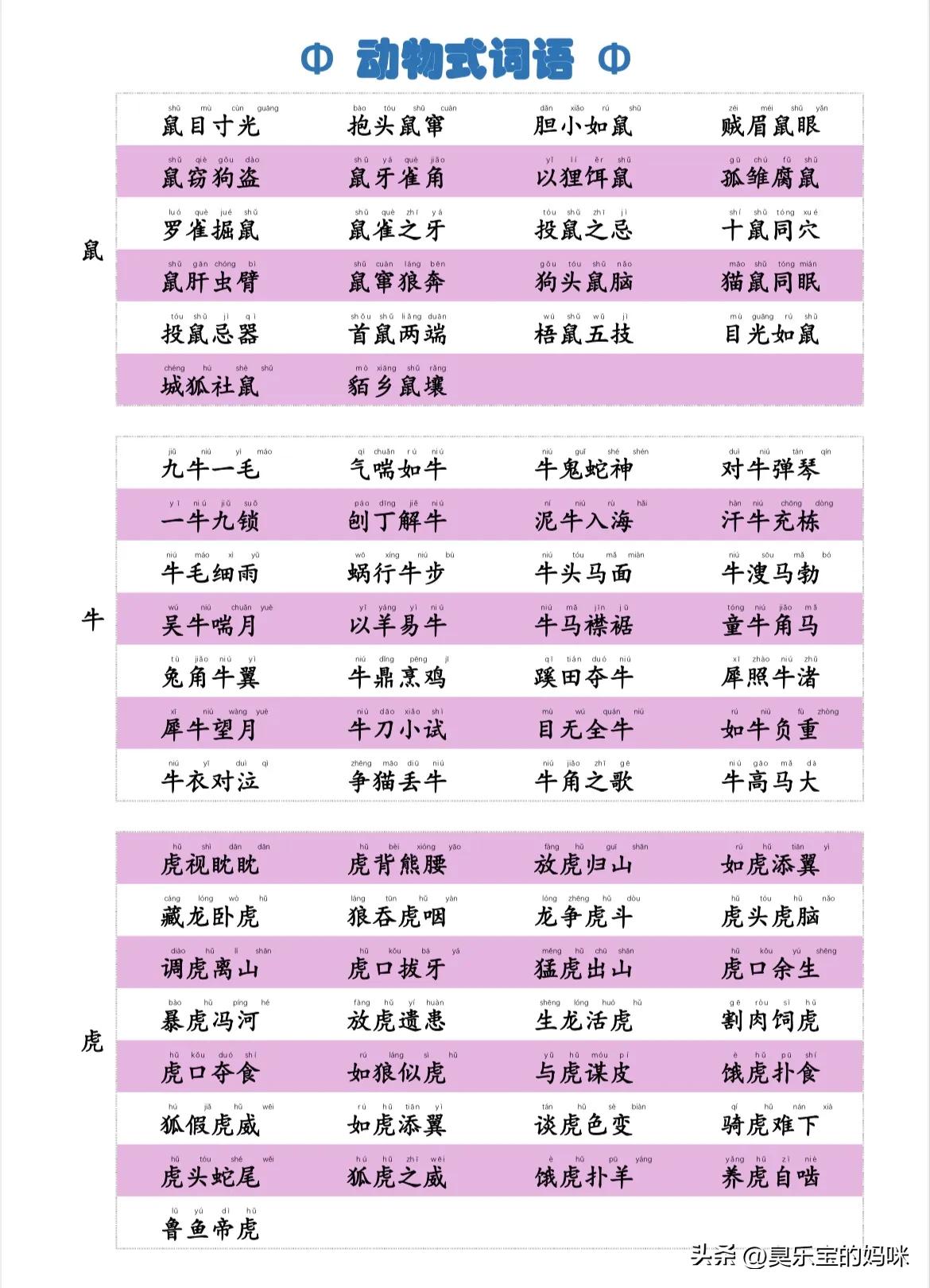 动物的四字成语大全6000个（十二生肖的成语12个）-第8张图片-科灵网