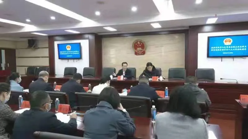 姜耀文到鶴城區宣講中央人大工作會議精神