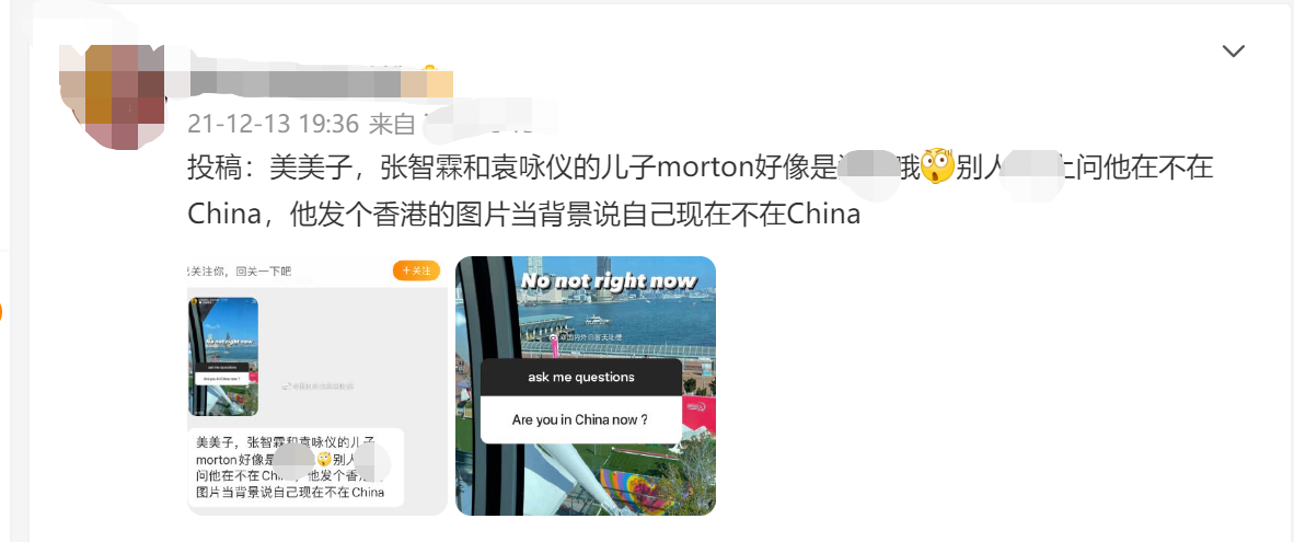 袁咏仪为儿子言论不当道歉！港星定居内地后，星二代们在哪上学？