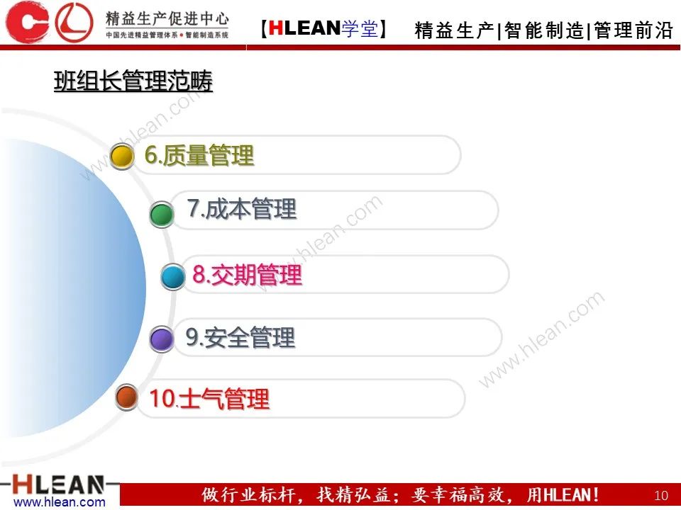 「精益學堂」班組長管理能力提升之品質管理