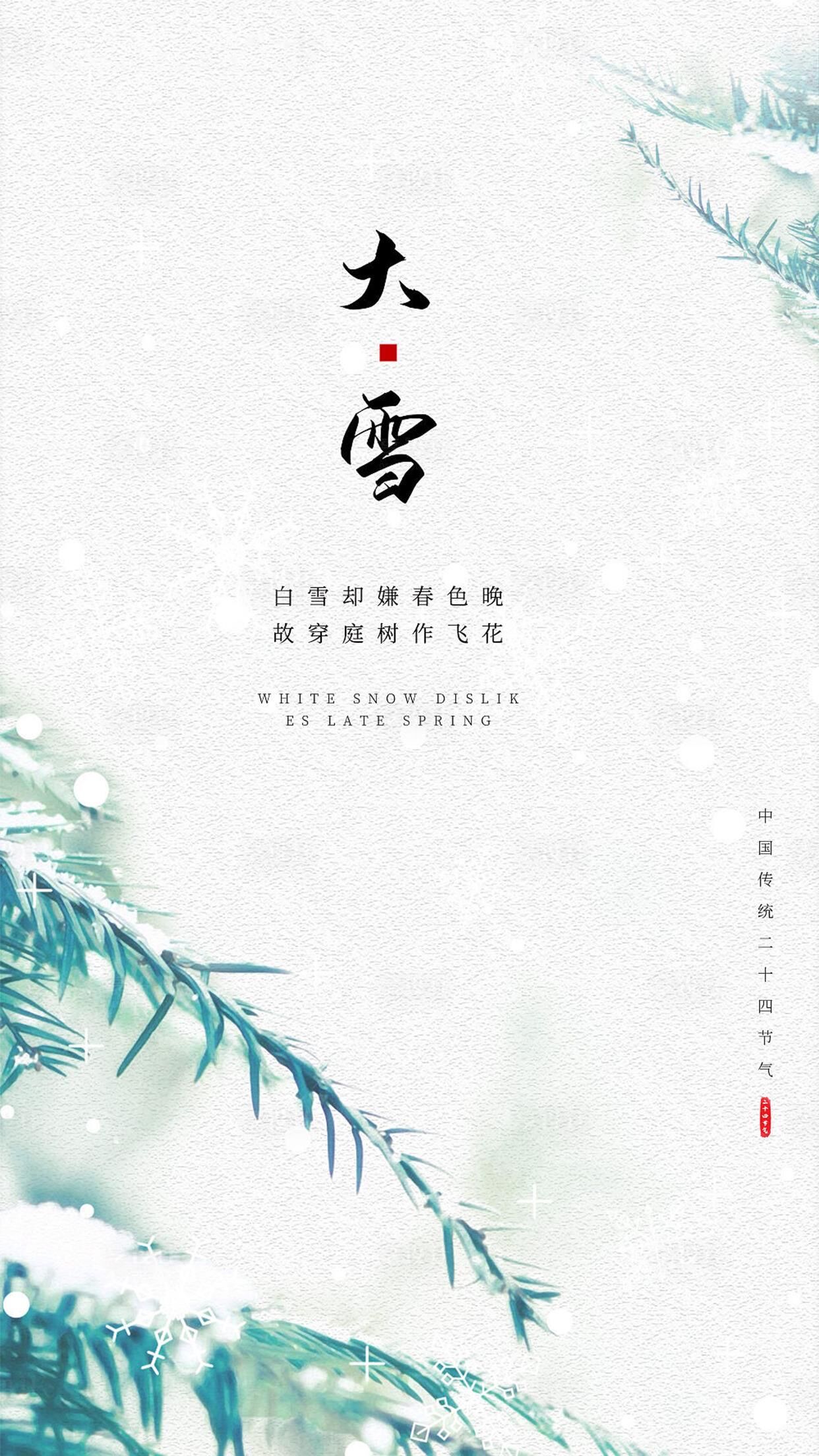 万象晓一色，皓然天地中——大雪，盛大之雪，皓然之心