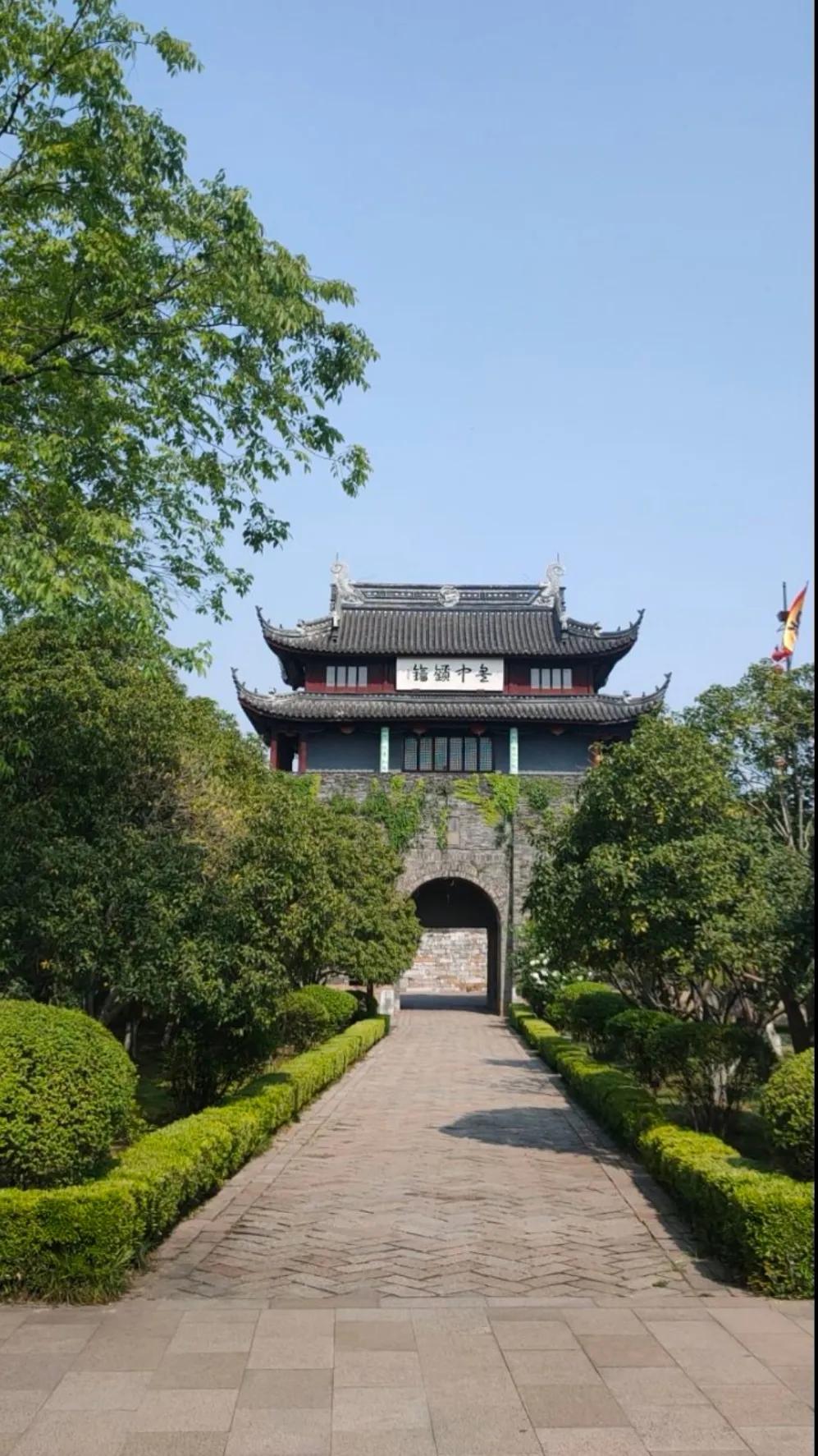 苏州美丽的盘门景区