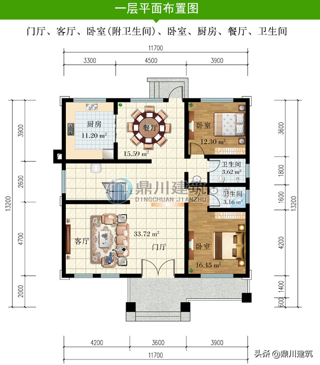 6套二层欧式别墅，沙发靠墙风水好，没得挑的好户型农村都能建